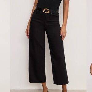 GOOD AMERICAN CROPPED PALAZZO NEVER FADE JEANS
